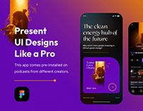 Music Podcasts Mobile App UI Design