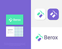 B letter logo design for Berox