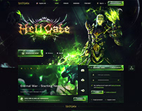 Mmorpg Animated Website Design - HellGate 💚🔥