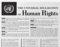 Universal Declaration of Human Rights / Poster