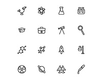 Free Science Icons Set 02