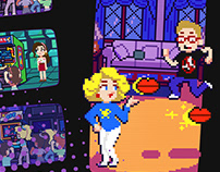 Pixel Illustrations for The Goldbergs: Back to the 80s