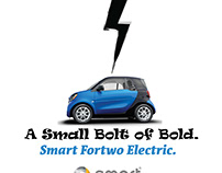 Ad: Smart Fortwo for Ivy Tech Intro Graphics class