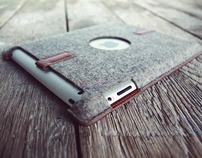 PaletteCase - A felt and leather case for the iPad