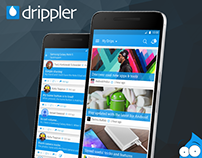 Drippler UI/UX Concepts & Animations!