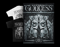 GODDESS/ Neo-Gothic Print design