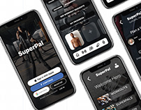 SuperPal Fitness Application UX&UI Design