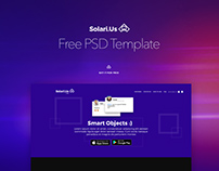 Solari.Us Free OnePage PSD Template