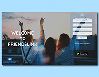 Friendslink Social Media Web Ui (Signup & Signin)