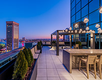 111 S Calvert Amenity Rooftop and Fitness Center