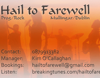 Hail to Farewell Business Cards