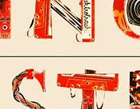 Elektrotrash: A Found Art Typeface