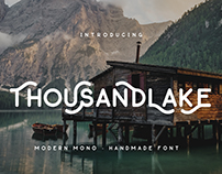 Thousand Lake - Handmade Font