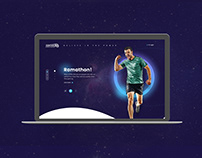 Ramathon - Initiative Motivation Website UI/UX Concept
