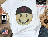 Original Cincinnati Reds Smiley 2024 T-shirt
