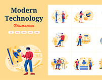 M367_Modern Technology Illustration