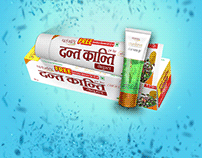 Patanjali Branding (Dant Kanti and Aloevera gel)
