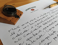 Jameson | cartas escritas à mão