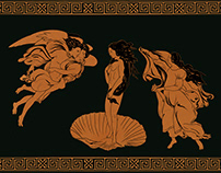 Ancient Greek The Birth of Venus