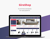 Giro shop/E-commerce template/Web design/UI/UX