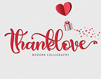 Thanklove - Modern Calligraphy Font