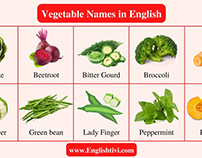 Vegetable Name: List of a Vegetable Names in English