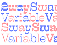 Sway a New Variable font Available on Adobe Fonts