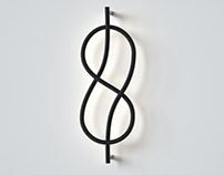 Free 3d model / Endless Knot Wall Lamp