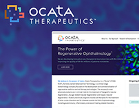 Ocata Therapeutics Branding and Website