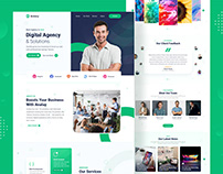 Digital Agency Website UI/UX Design