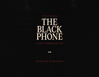 Alternative movie poster for 'The Black Phone'