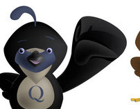 Black Quail:Mascot Logo