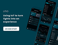 LITIO: UX research & UI design for an app with IoT
