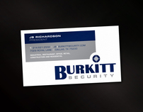 Burkitt Security Logo and Business Card