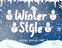 Winter Style Display Font