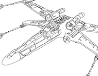 Star Wars Continuous Line Illustrations