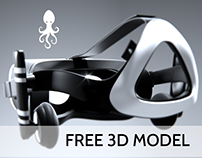 octopus drift [free 3d model]