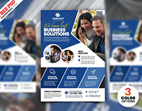 Business Solutions Company Flyer PSD