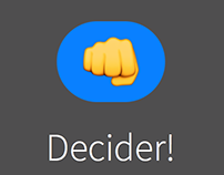 Decider: An iMessage app concept