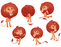 Lion Character Design