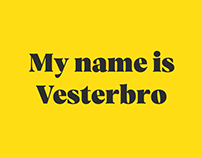 Vesterbro - animated typeface