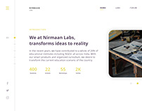 Nirmaan Labs - Web Design