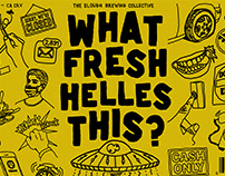 WHAT FRESH HELLES THIS? Helles Lager - Label