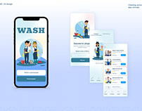 Cleaning Service Mobile App Design