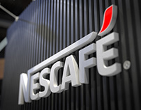 Exhibition stand for Nescafe