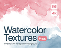 100 Free Watercolor Textures [PNG]