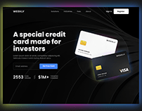 Credit Card Hero Section / Figma Design