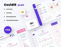 Covid19 UI Kit Free Download