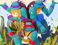 Earth day with TMNT