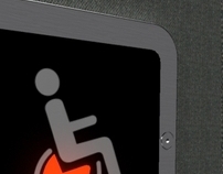 Handicap Toilet Sign for Train